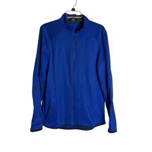 Under Armour ColdGear Reactor Blue Quarter Zip Pullover Men Size M
